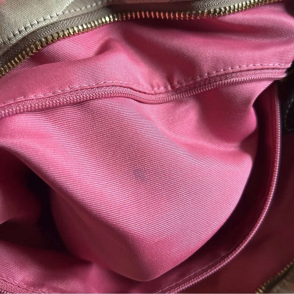 Coach Madison Julianne Op Art Brown Tote Satchel Bag
